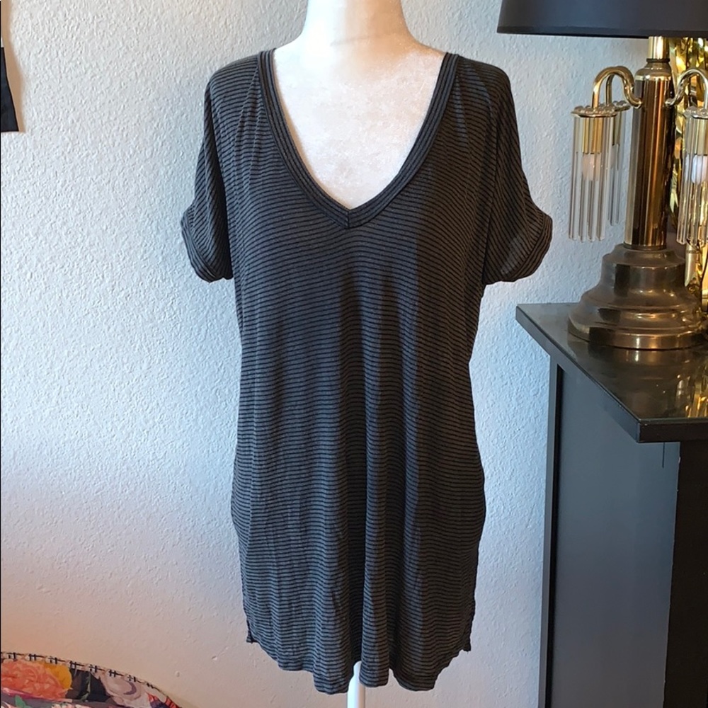 Brandy 💖 Melville super soft striped shirt dress